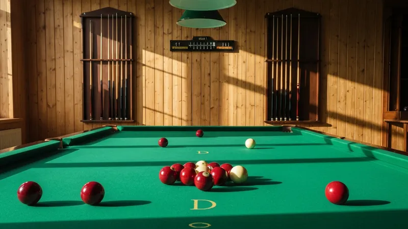 Entretien du tapis de billard avec brosse spécialisée